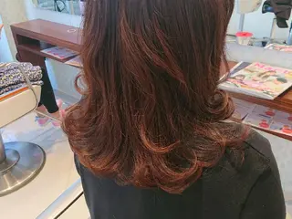ロング 中根 沙千野のヘアスタイル