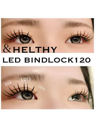 マツエク・マツパ シュガーレイ所属・バインドロック🦋 アンドヘルシーのマツエク・マツパデザイン