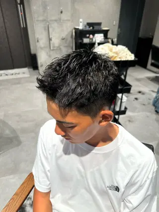 ショート ヘアアレンジ メンズ NEXT NEO所属・メンズヘア静岡 ✂︎Ryuheiのヘアスタイル