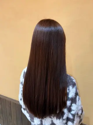ロング カラー 中田 こころのヘアスタイル