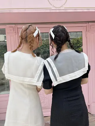 ミディアム ヘアアレンジ 💕ブリーチ/ヘアメ 🎀YUUKAのヘアスタイル