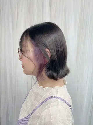 ミディアム 伊藤 由妃乃のヘアスタイル