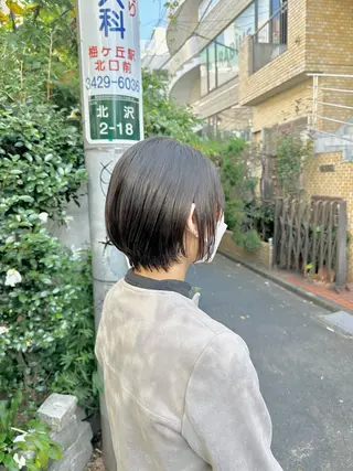 ショート カラー ショート/ボブ /髪質改善/内山翔太のヘアスタイル