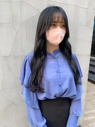 ロング カラー ヘアアレンジ yuka .のヘアスタイル