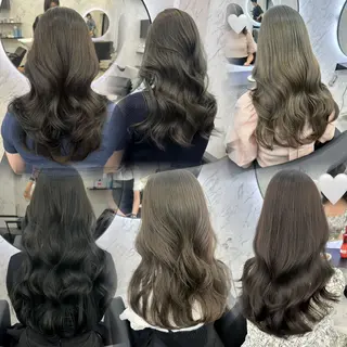 ロング カラー 遠藤沙也加 /レイヤーカットのヘアスタイル