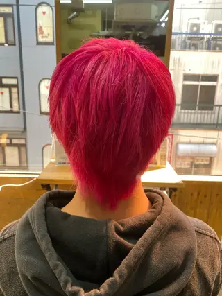 ショート カラー 🎀艶ブリーチカラー 🎀Fan.🎀秋山のヘアスタイル