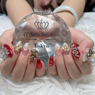 ネイル 💎CC・NaNa 韓国風ネイル🌙Cのネイルデザイン