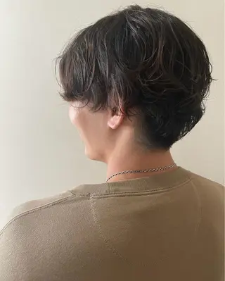 パーマ メンズ 暖色カラー/似合わせ カット/名古屋/辻のヘアスタイル