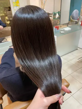 ロング パーマ ueki ayaneのヘアスタイル