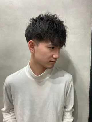 ショート パーマ メンズ LAVENDIA Azabu所属・LAVENDIA 初音のヘアスタイル