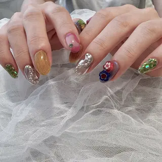 ネイル 新井 ひなののネイルデザイン