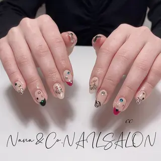 カラー ネイル C C🌼のネイルデザイン