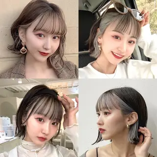 ショート カラー 韓国ヘア/艶カラー /田中悠佑のヘアスタイル