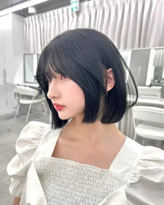 ショート 韓国顔まわり/前髪 /レイヤー/いつきのヘアスタイル