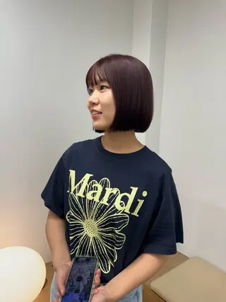 ミディアム 森本 ゆうかのヘアスタイル