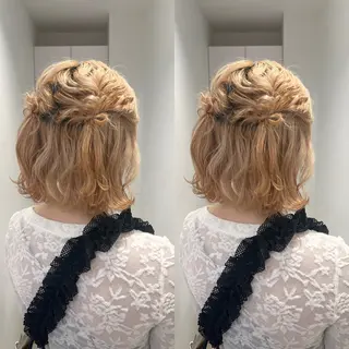 ヘアアレンジ アレンジ/ブラウン カラー HARU🕯のヘアスタイル