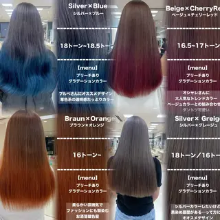 ロング カラー ヘアアレンジ 🍒KIKUCHI KANAE🍒のヘアスタイル