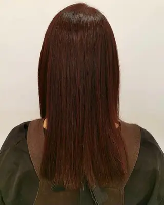 セミロング カラー カノエ 乃木店のヘアスタイル