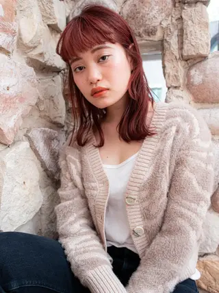 カラー 竹廣 春奈のヘアスタイル