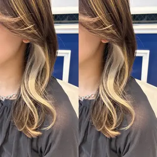 ミディアム カラー 吉田 新平のヘアスタイル