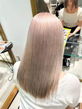 ロング カラー ハイトーンカラー 🤍🫧 長井 律のヘアスタイル