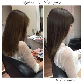 ミディアム セミロング ロング カラー パーマ ヘアアレンジ 成松 勇治のヘアスタイル