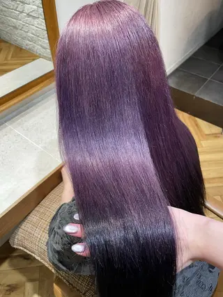 ロング カラー 𝒚𝒖-𝒓𝒊 ⸝⋆艶color🌙のヘアスタイル