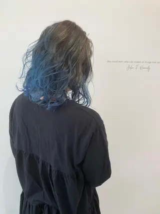 セミロング カラー Roid 代表✨HIROのヘアスタイル