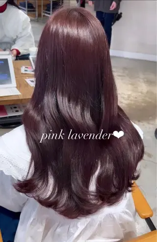 ロング 松下 奈央のヘアスタイル