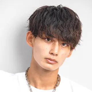ショート パーマ メンズ 店長⚜️メンズカット パーマ⚜️則次亮哉のヘアスタイル