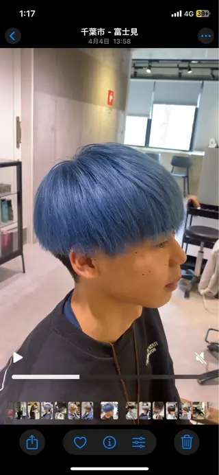 ショート カラー メンズ Osmann Men's Hair Salon御茶ノ水神保町店【オスマン　メンズ　ヘア　サロン】所属・【メンズカット】 富塚　瑠士のヘアスタイル