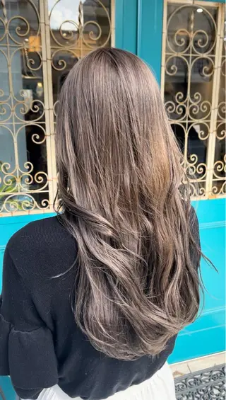 ロング カラー レイヤー/透明感/髪 質改善/メンズ/佐藤のヘアスタイル