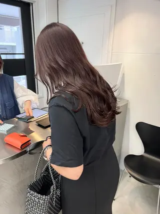 ロング カラー 樫原裕二/レイヤー カット/透明感カラーのヘアスタイル