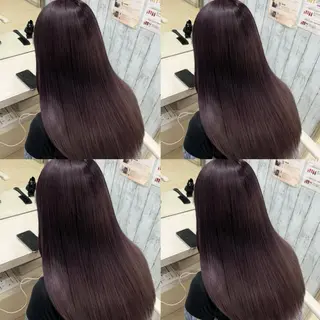 ミディアム 【髪質改善カラー】 あむ·. ⟡ 🖤のヘアスタイル