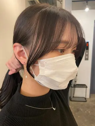 ミディアム 🤍韓国ヘア🇰🇷 タバタサオリ🤍のヘアスタイル