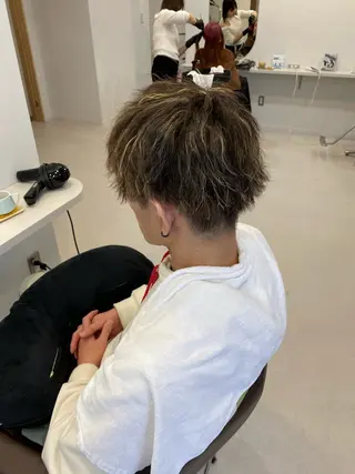 ショート カラー メンズ Rita所属・藤井 拓也のヘアスタイル