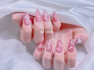 ネイル MxS Nail 【長さだし/フィルイン/マグネット/ワンホンネイル/韓国ネイル/パラジェル】所属・M×S Nail みなのネイルデザイン