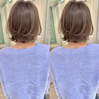 ショート カラー レイヤー❣️縮毛矯正 川村利幸のヘアスタイル