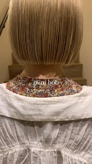 ショート カラー メンズ 落合希 Olivebeigeのヘアスタイル