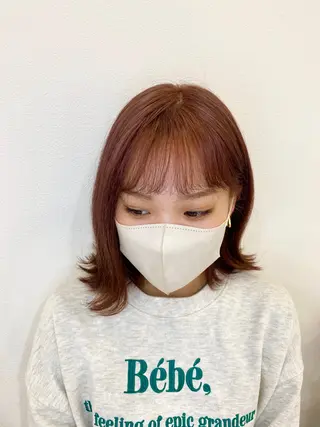 ミディアム カラー Nanaha /レイヤーカットのヘアスタイル