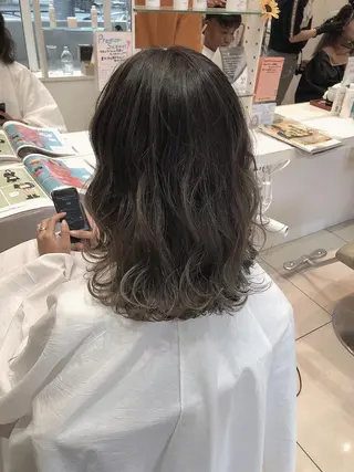 ミディアム カラー はだゆうき @hadadan08のヘアスタイル