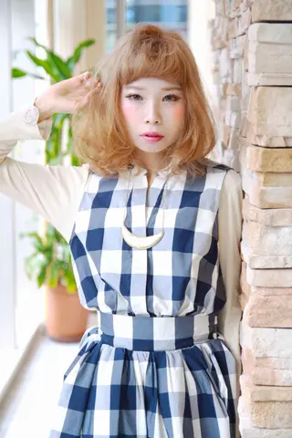 ミディアム カラー TAKU 小顔カット 大人女性💇専門のヘアスタイル