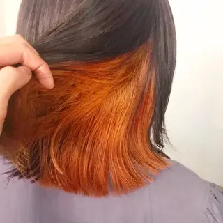 ミディアム カラー LOST CITY 横浜所属・🪐脱白髪染め 🪐松尾菜々美のヘアスタイル