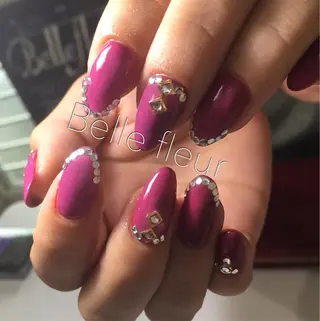 ロング ネイル Belle fleurのネイルデザイン