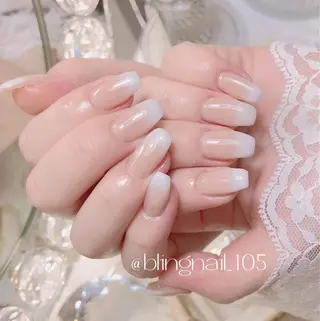 ネイル 23時まで❤︎韓国、 ワンホンネイルのネイルデザイン