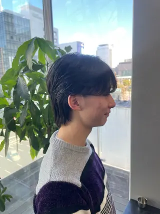 カラー メンズ メンズウルフ🐺♡ ブリーチ♡ヘアメ🎀のヘアスタイル