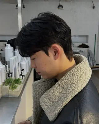 パーマ メンズ HAIR-MAKE-BARN所属・北九州/折尾/パーマ /ゆうと/八幡西区のヘアスタイル