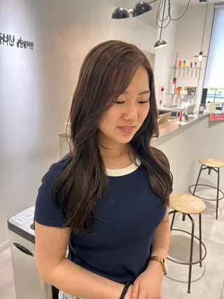 カラー ヘアアレンジ 透明感🫧/艶 カラー/はるあ️の眉毛・アイブロウイメージ