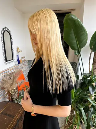 ロング カラー ブリーチ矯正/ ブリーチ特化mikaのヘアスタイル