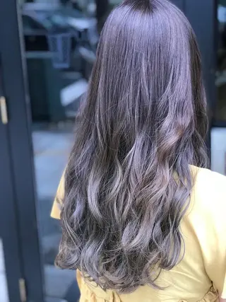 ロング カラー 山内 聡史のヘアスタイル